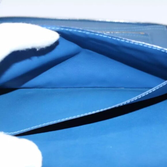 LOUIS VUITTON Damier Infini Organizer Atholl Clutch Bag Blue N41396 Auth ki3459 - Picture 6 of 16